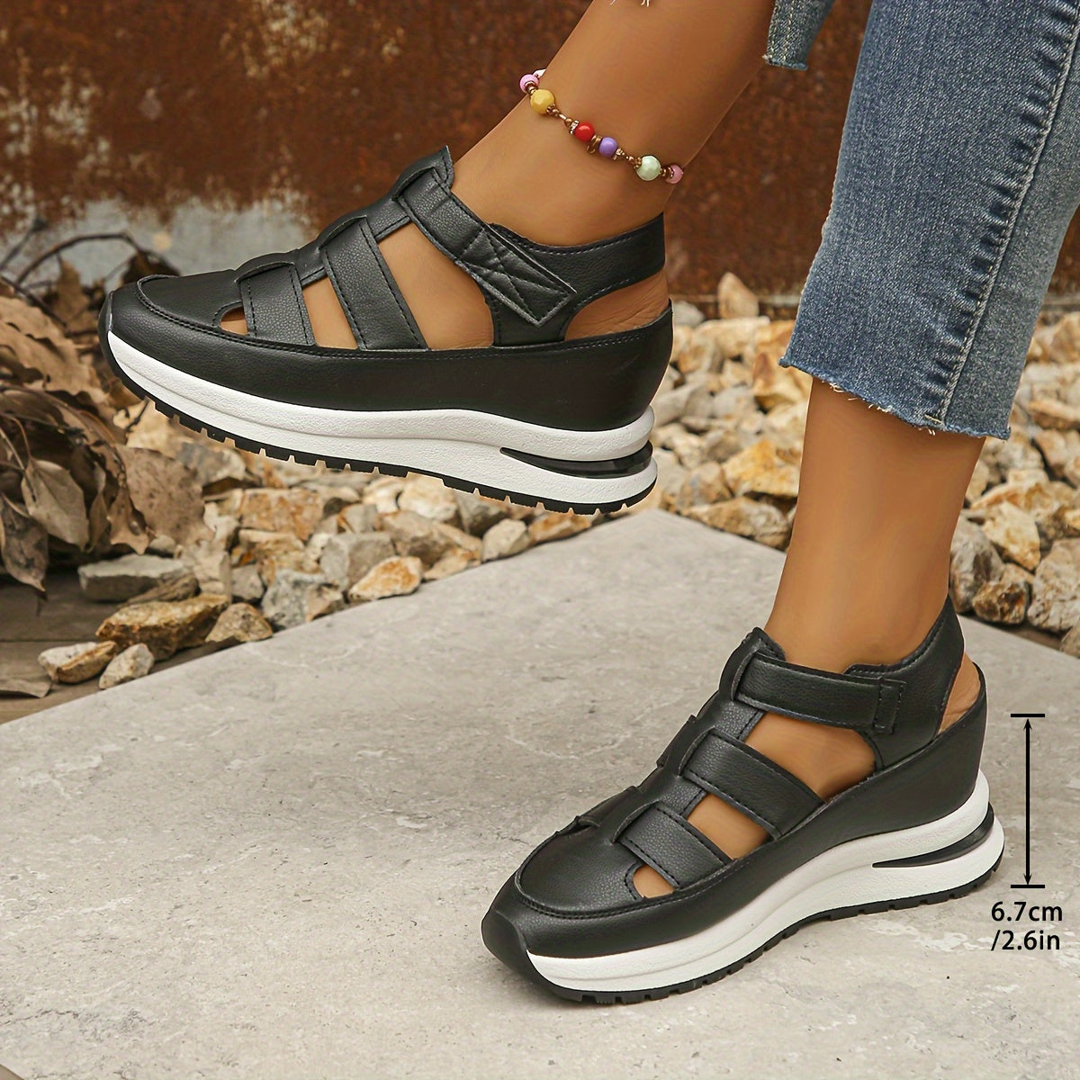 Harlow | Women's Platform Adjustable Sandals
