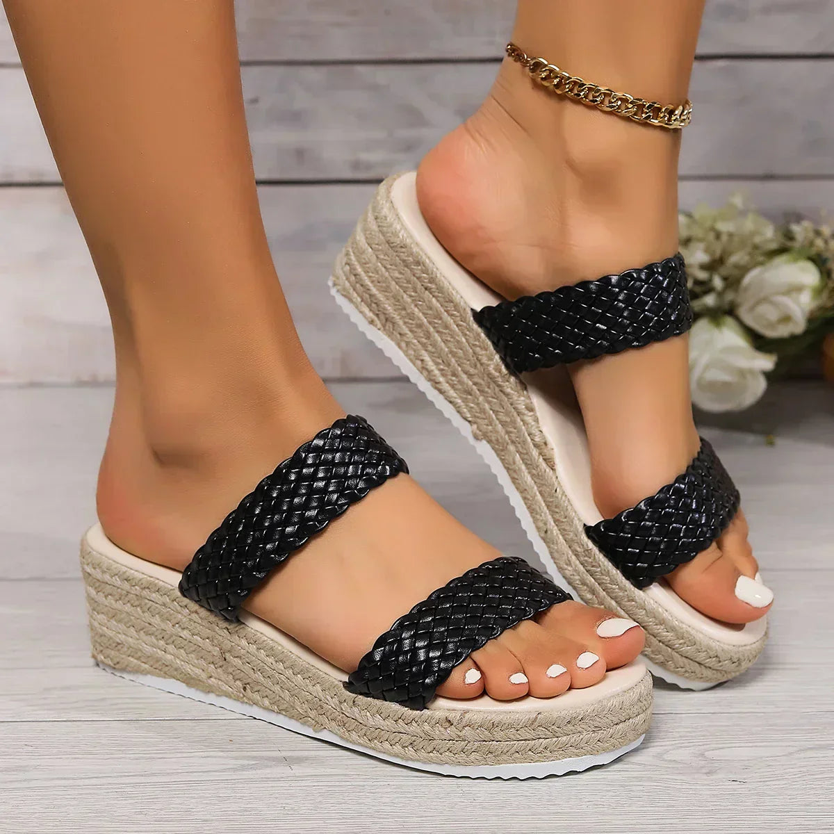 Theodora | Women's Cushioned Wedge Sandals
