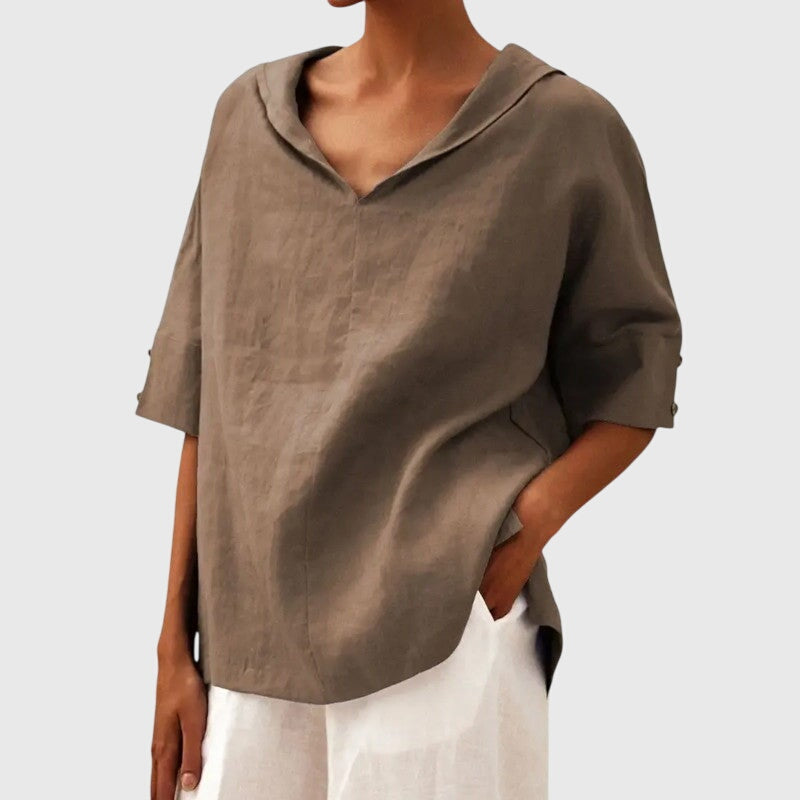Ayla | Blouse - Khaki
