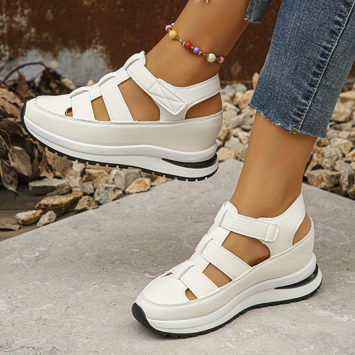 Harlow | Women's Platform Adjustable Sandals