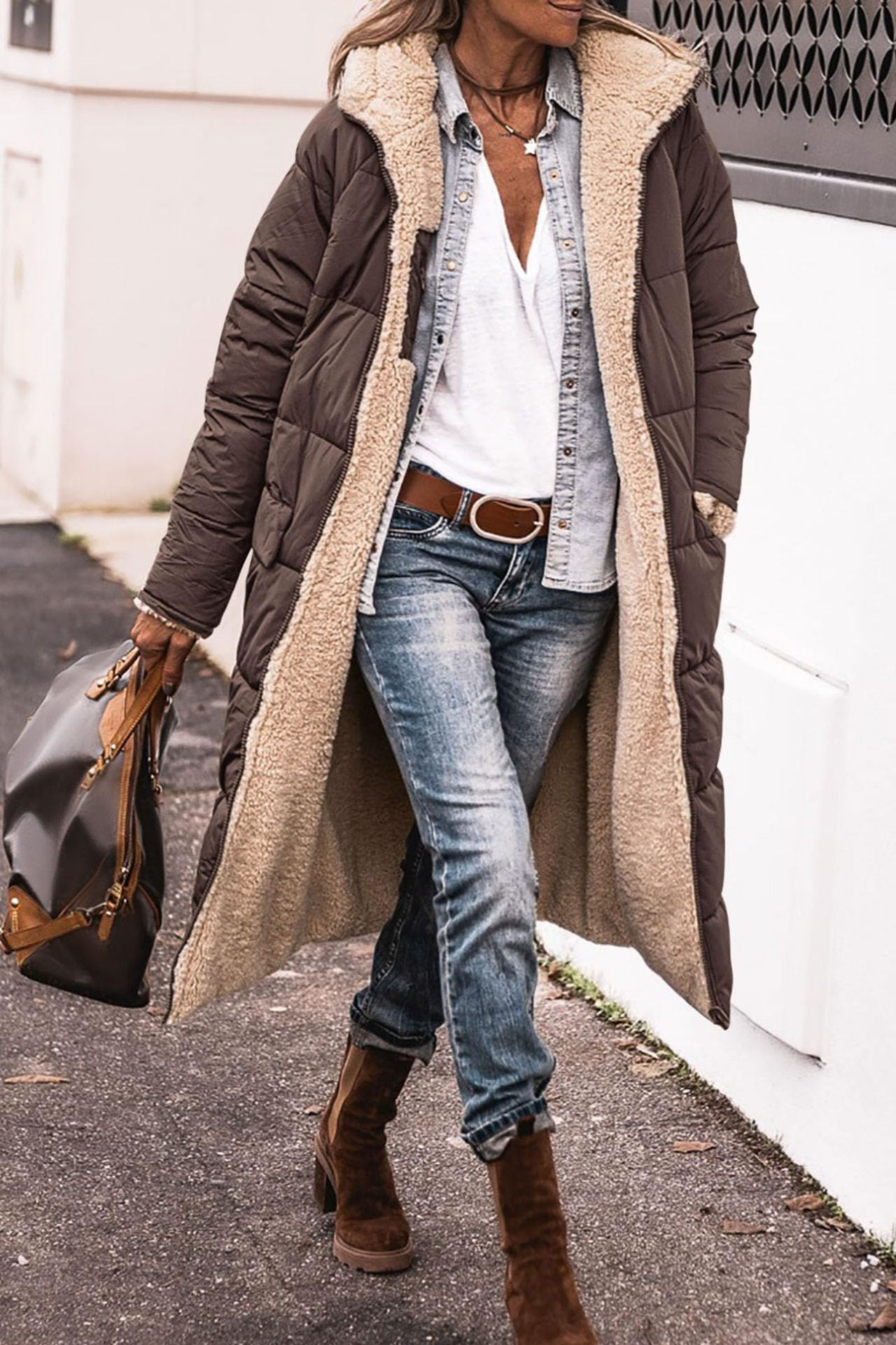 Sasha | Elegant Reversible Coat