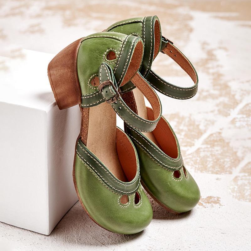 Charlotte | Women's Orthopedic Low Heel Flat Sandals