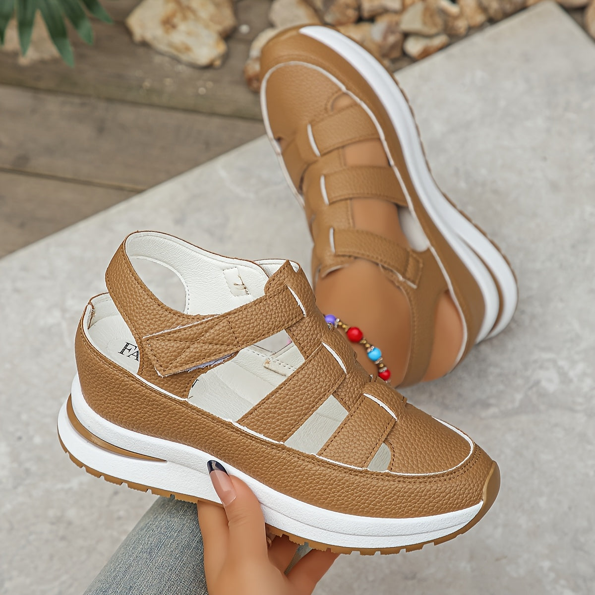 Harlow | Women's Platform Adjustable Sandals
