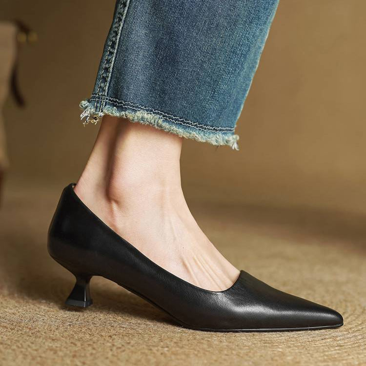 Anok Genuine Leather Heels