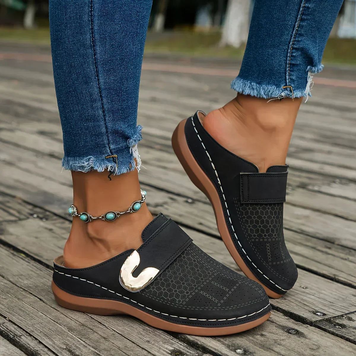 Ophelia | Women's Adjustable Wedge Sandals