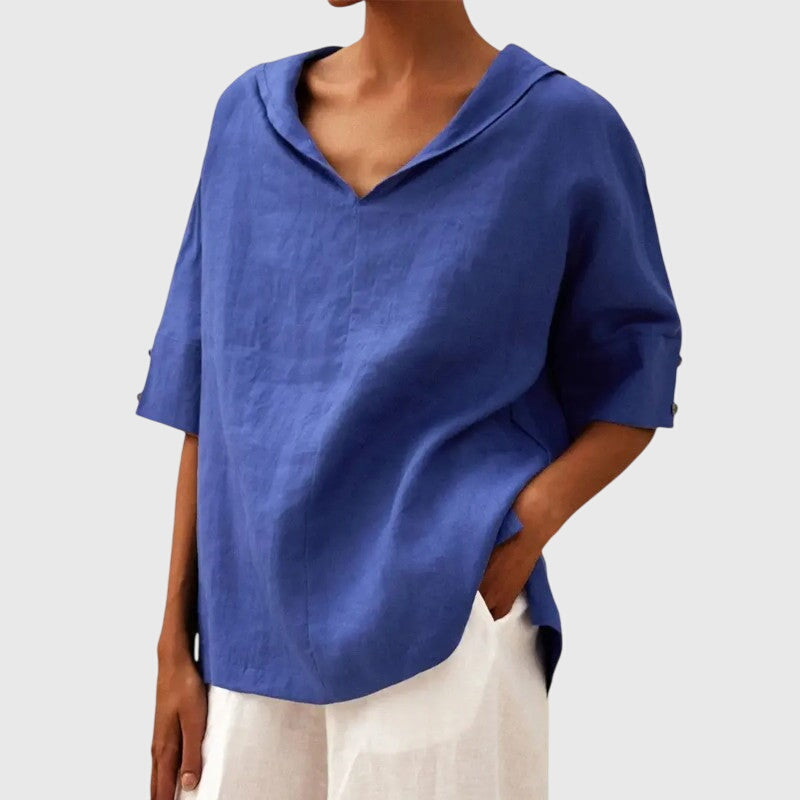 Ayla | Blouse - Blue